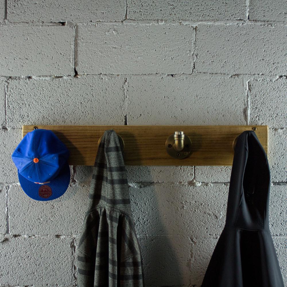 Furniture Pipeline San Antonio Farmhouse Industrial Brown Wall