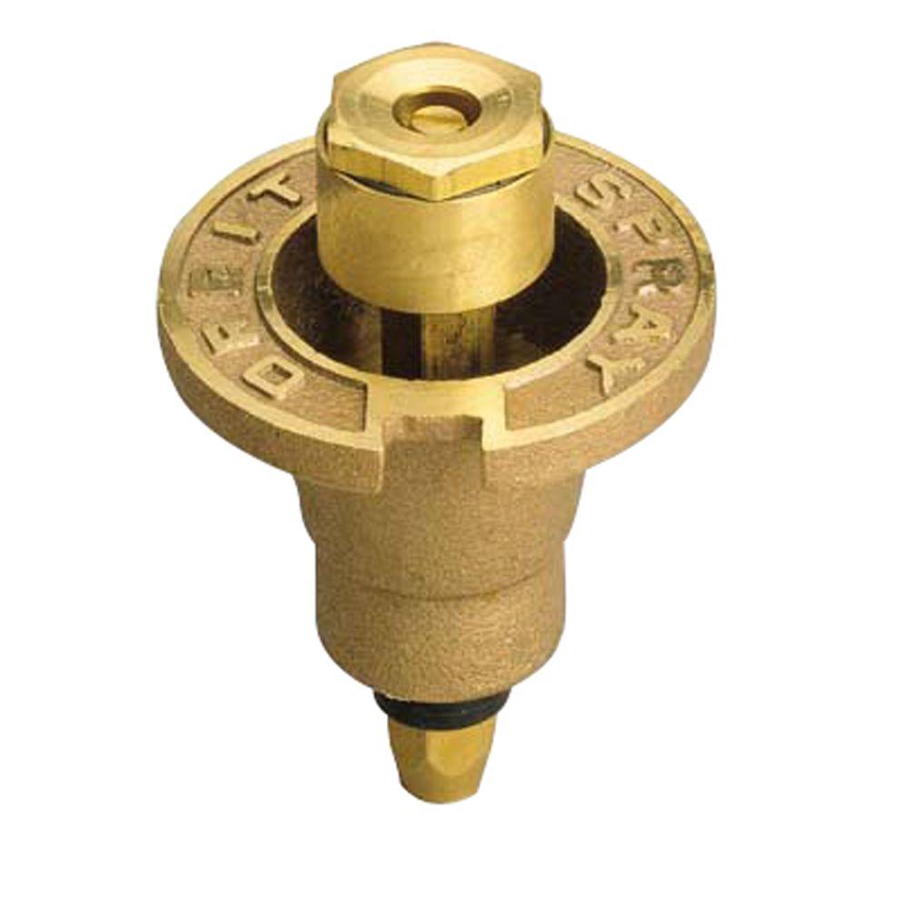 1/2 inch Pattern Brass Pop-Up Head with Brass Nozzle