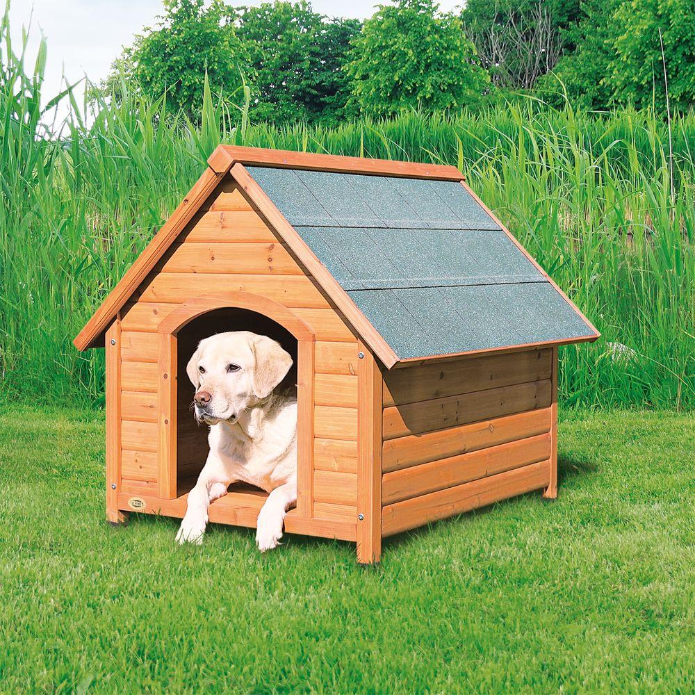 Trixie Log Cabin Large Dog House 39532 The Home Depot