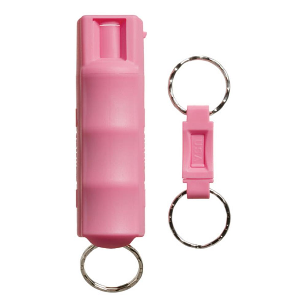 Sabre Pink Key Case Pepper Spray with Quick Release by Sabre