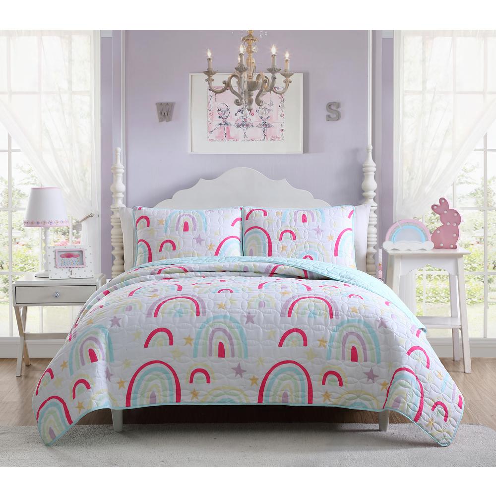 rainbow bedding kids