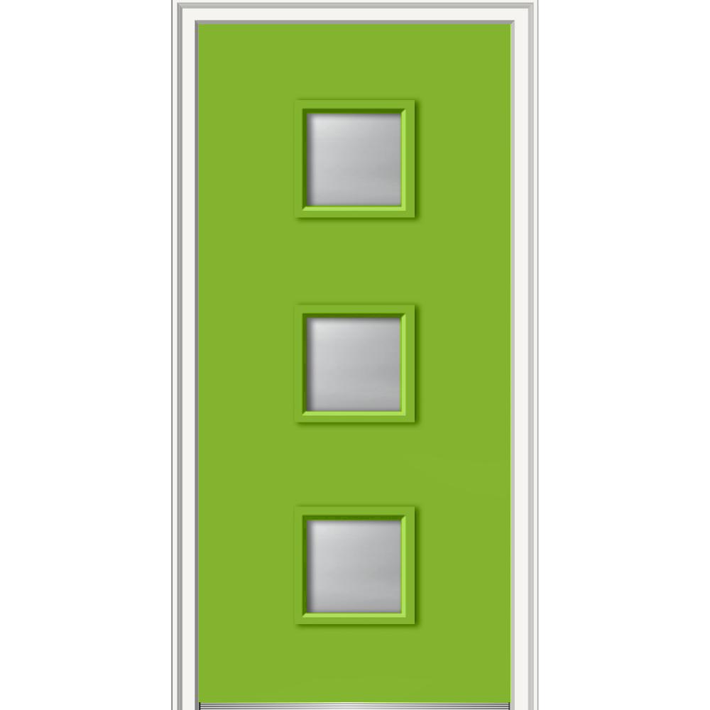 Green - Midcentury - Composite - Front Doors - Exterior Doors - The ... Green - Midcentury - Composite - Front Doors - Exterior Doors - The ...