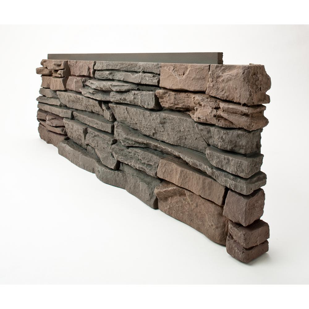 Stonecoat Off White Real Carvable N Stone 66 Lb Bag Of Stacked Stone Keystone 12 In X 38 Faux Siding Corner Panel Right