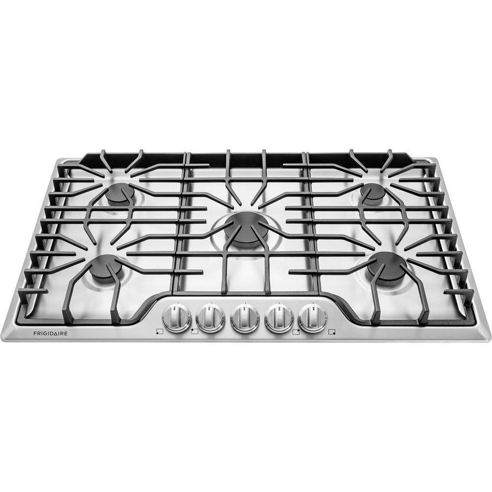 Frigidaire 36 In Gas Cooktop In Stainless Steel With 5 Burners