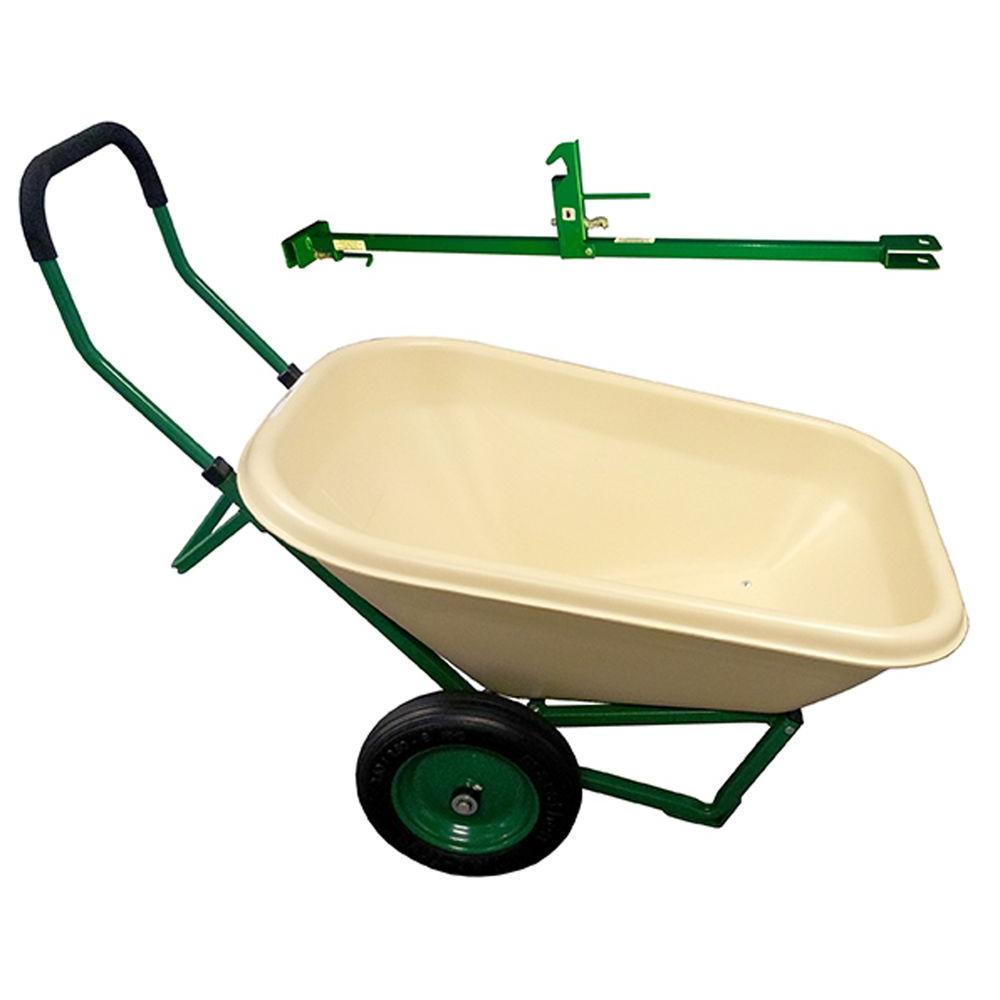 Dandux Loadumper 6 cu. ft. Wheelbarrow with Bonus Hitch by Dandux Loadumper