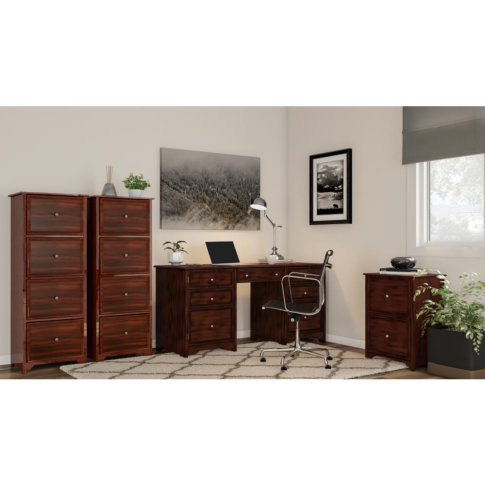 Oxford Chestnut Wooden Vertical File Cabinet 2 Drawer Home Office Storage Filing Ebay