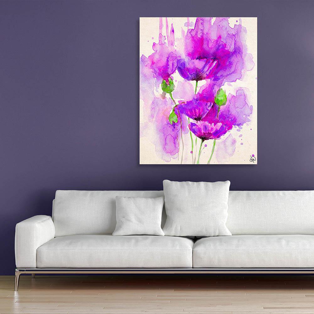 Creative Gallery 20 In X 24 Red Poppies Metal Wall Art Metal Wall Art