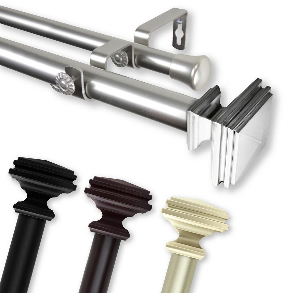 Rod Desyne Bedpost 120 In 170 Double Curtain Light This Review Is From Bedpost 160 In 240 Double Curtain Rod Satin Nickel