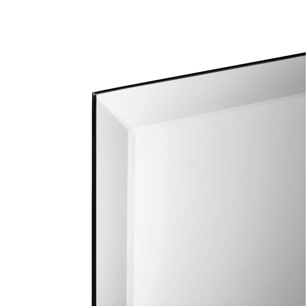 Better Bevel 24 In W X 30 H Frameless Rectangular Beveled Edge Bathroom Vanity Mirror 17151 The Home Depot - 24 X 30 Beveled Edge Mirror Better Bevel 24 In W X 30 H Frameless Rectangular Beveled Edge Bathroom Vanity Mirror 17151 The Home Depot - 24 X 30 Beveled Edge Mirror