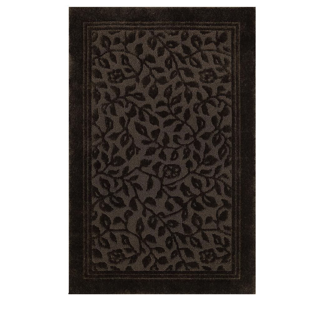 Mohawk Wellington 5 Ft X 7 Nylon Bath Rug In Chocolate 352911 Mohawk Wellington 5 Ft X 7 Nylon Bath Rug In Chocolate
