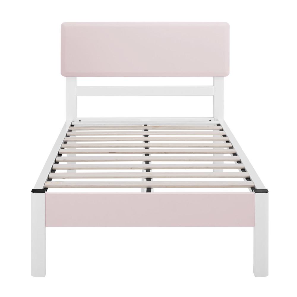 little girl white twin bed
