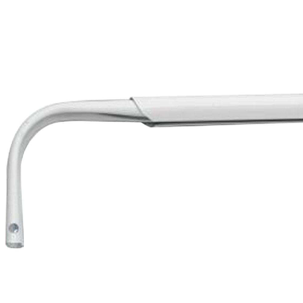 Home Decorators Collection 48 in. 84 in. L Telescoping SingleCurtain