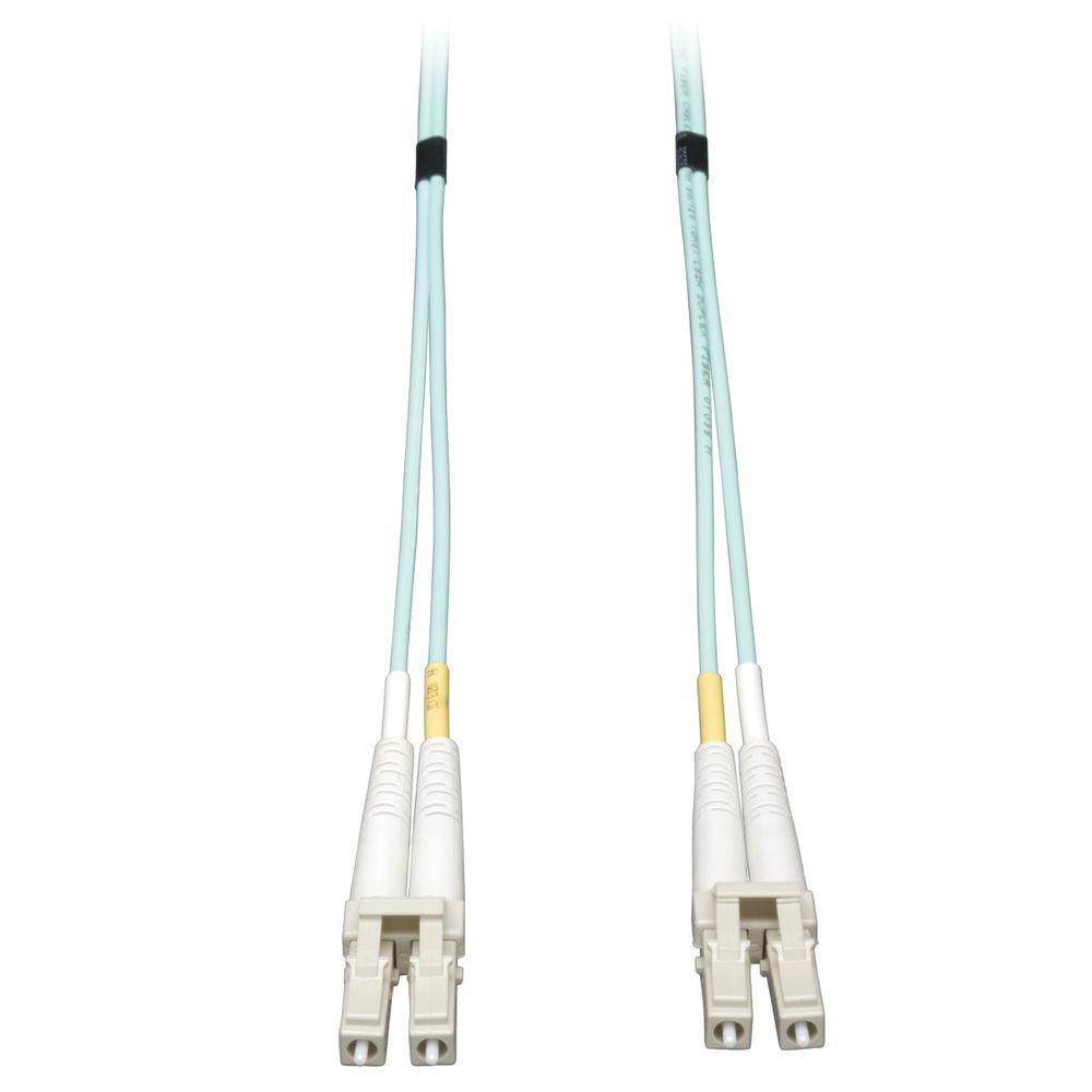 Tripp Lite 6 ft. LSZH Fiber Patch Cable, AquaN82002M The Home Depot