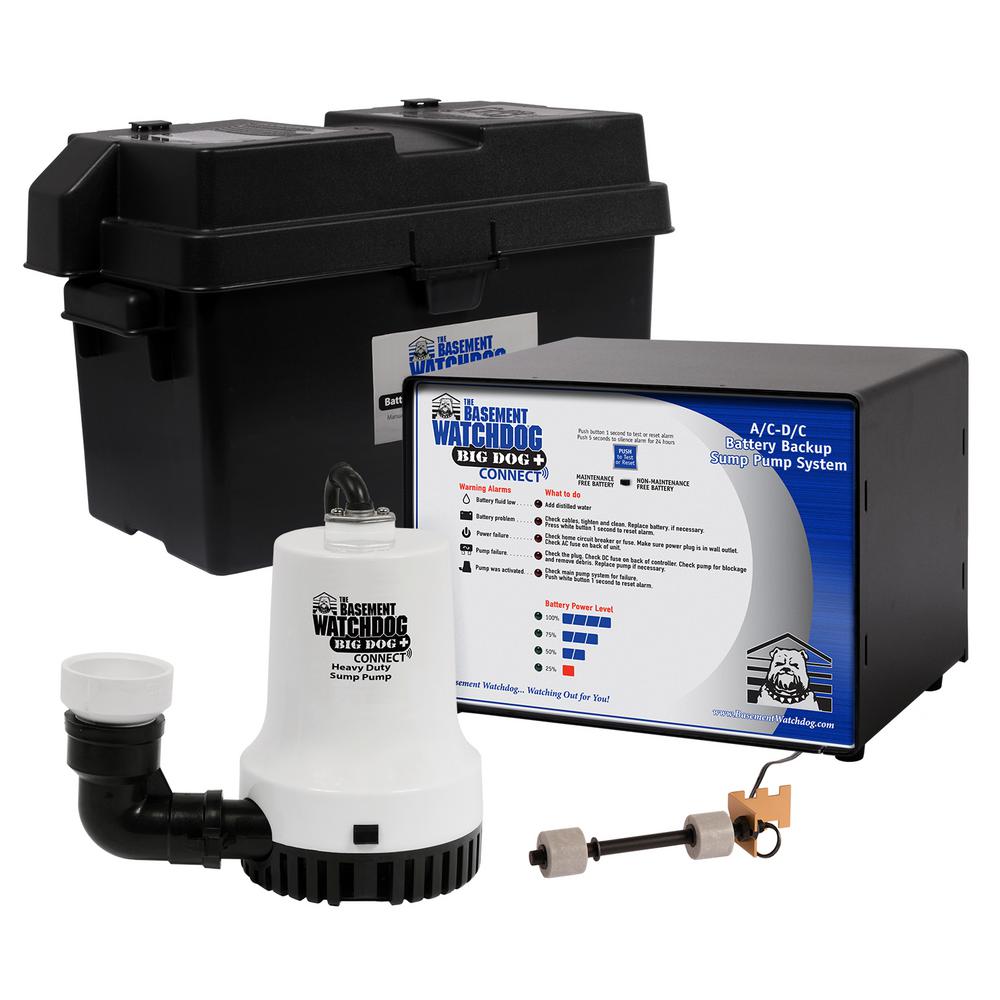 wayne battery backup sump pump home depot