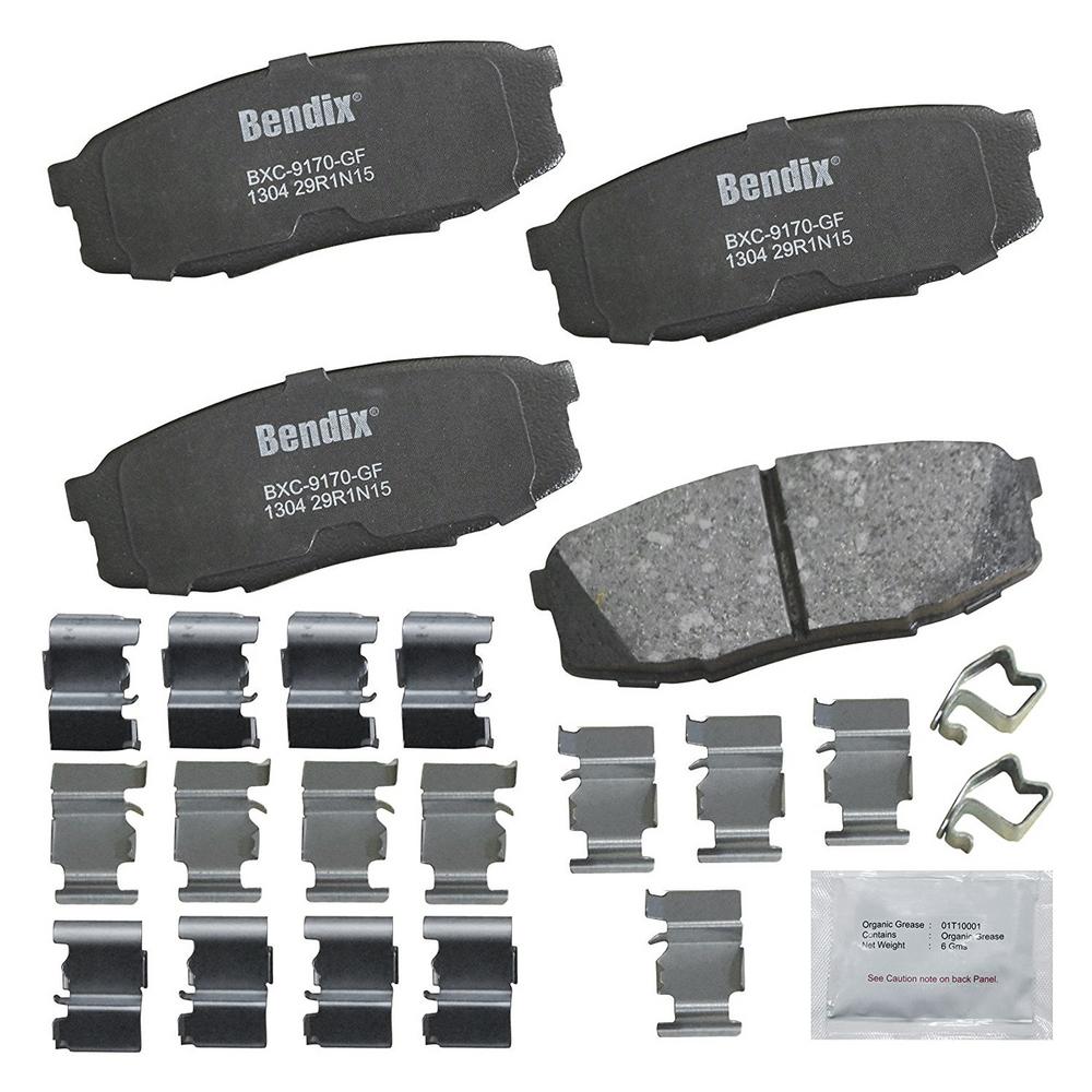 Bendix Bendix Premium Copper Free Ceramic BPR Disc Brake Pad RearCFC1304 The Home Depot