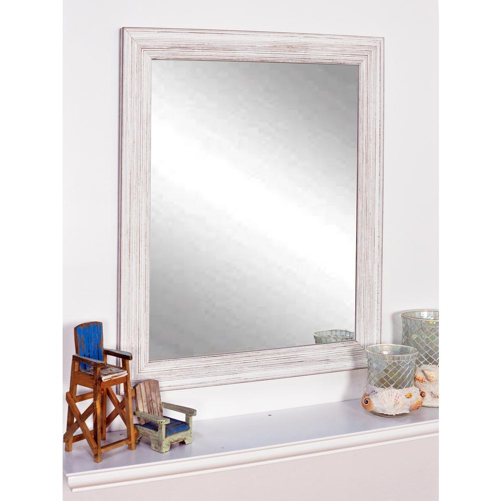 Coastal Whitewood Framed Mirror