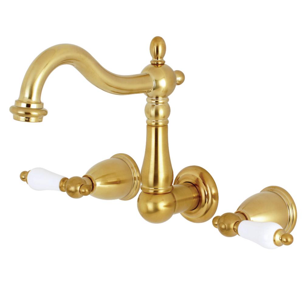 Vintage CC467 Single Offset Bath Supply, Brushed Brass | Kingston Brass - View #9