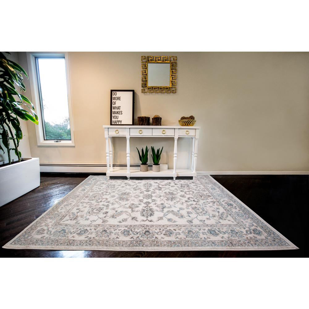 Home Dynamix Reaction by Daisy Fuentes Ivory 7 ft. 10 in. x 10 ft. 2 in