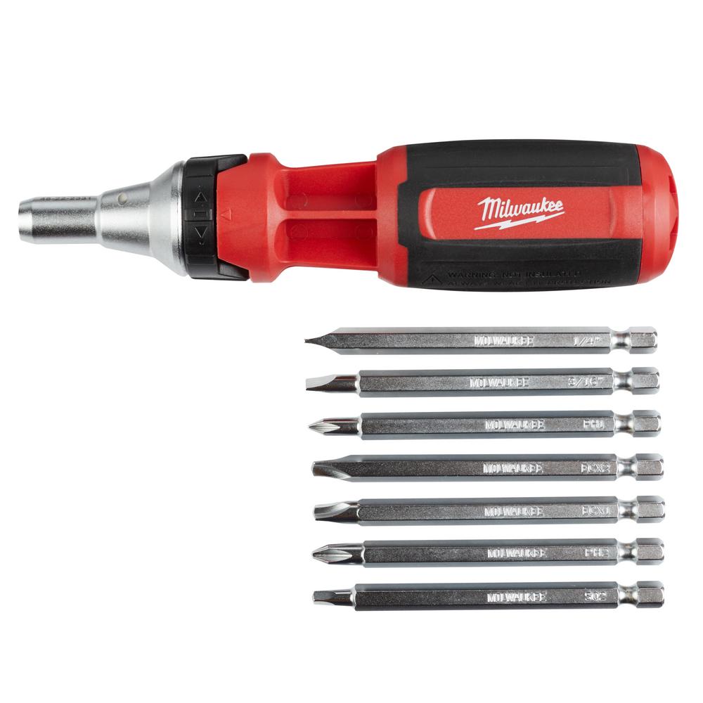 Milwaukee 9in1 ECX Drive Ratcheting MultiBit Screwdriver48222331