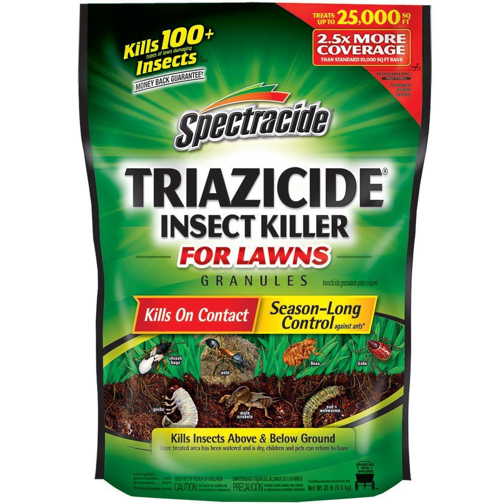 Spectracide 20 Lbs Triazicide Lawn Insect Killer Granules Hg 83961 5 The Home Depot