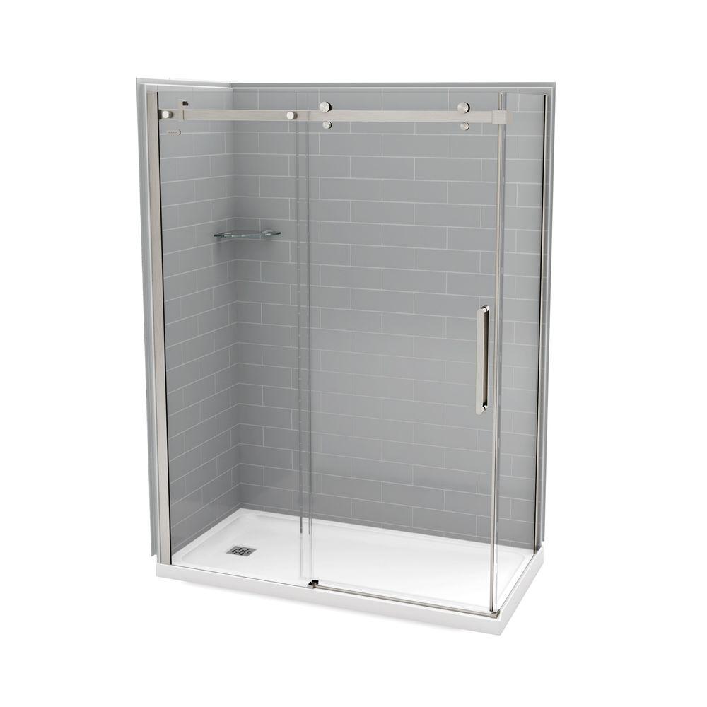 Maax Utile Metro 32 In X 60 83 5 Left Drain Corner Shower Maax Utile Metro 32 In X 60 83 5 Left Drain
