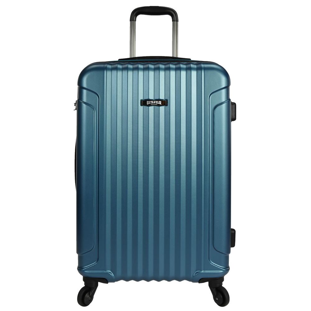 U S Traveler Akron 25 In Hardside Spinner Luggage Suitcase Teal   Teal U S Traveler Luggage Duffel Bags Us09046e25 64 1000 