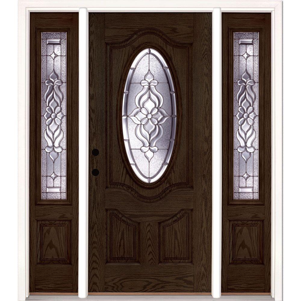Feather River Doors 63 5 In X81 625 Lakewood Zinc 3 4 Oval Lite Feather River Doors 63 5 In X81 625 Lakewood Zinc 3 4