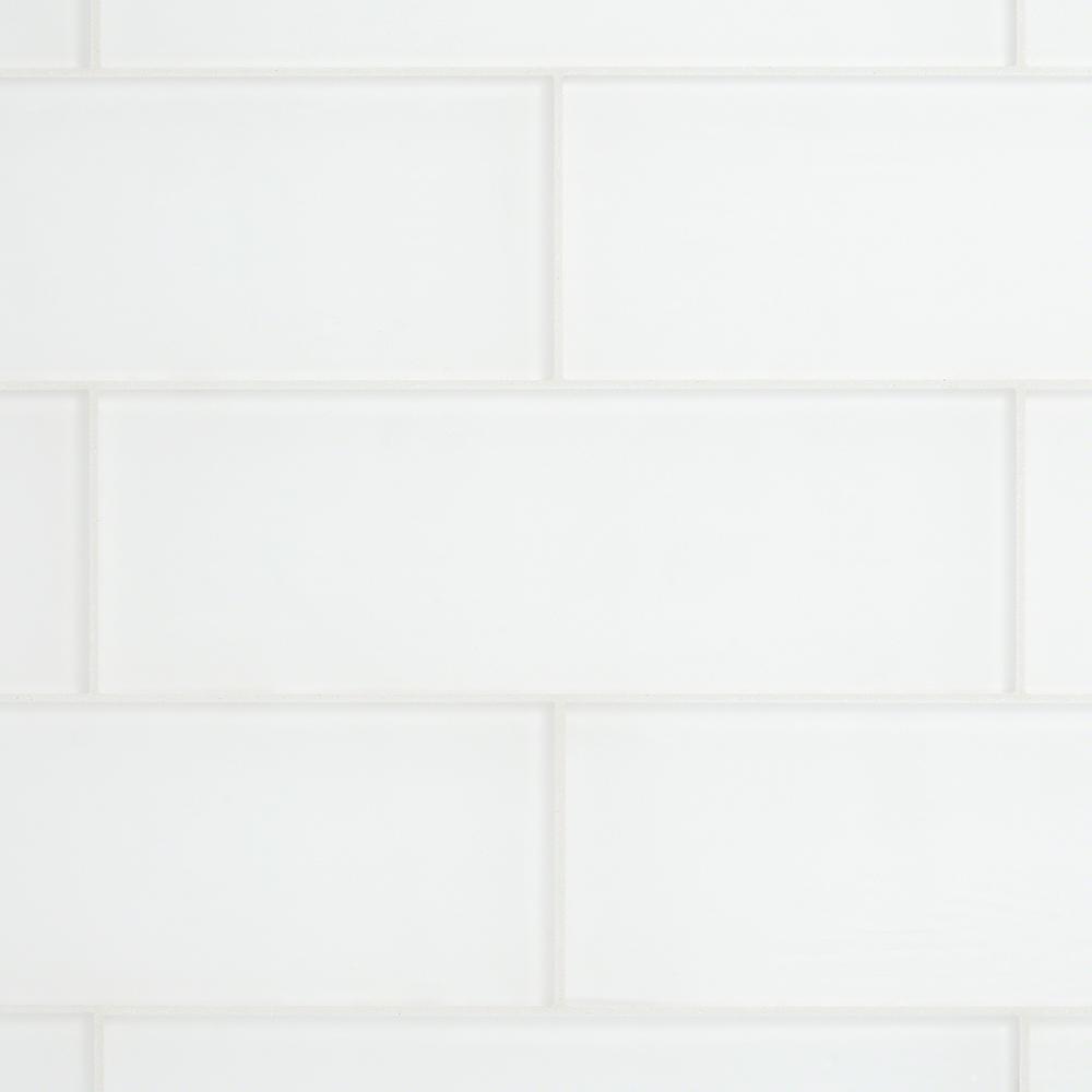 Ivy Hill Tile Contempo Bright White Frosted 4 In X 12 8 Mm Ivy Hill Tile Contempo Bright White Frosted 4 In X 12 8