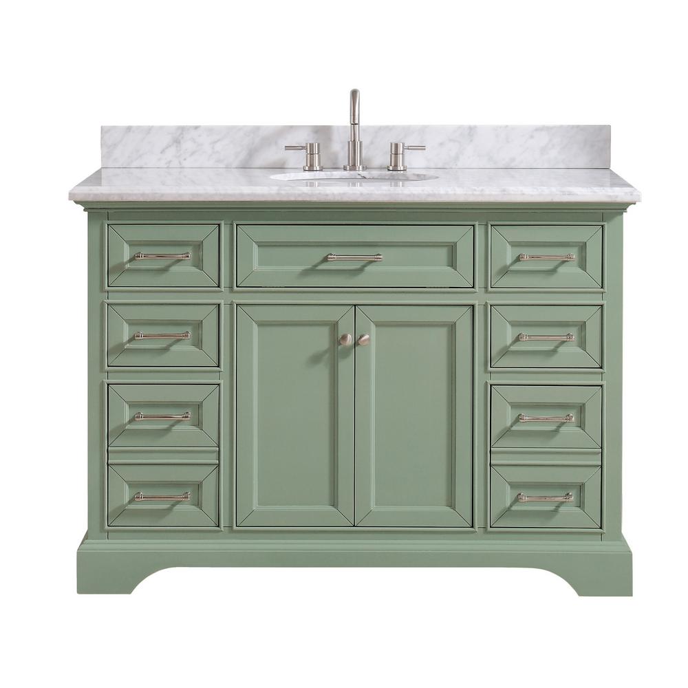 Green 48 Inch Vanities Bathroom Bath The Home Depot H Bath