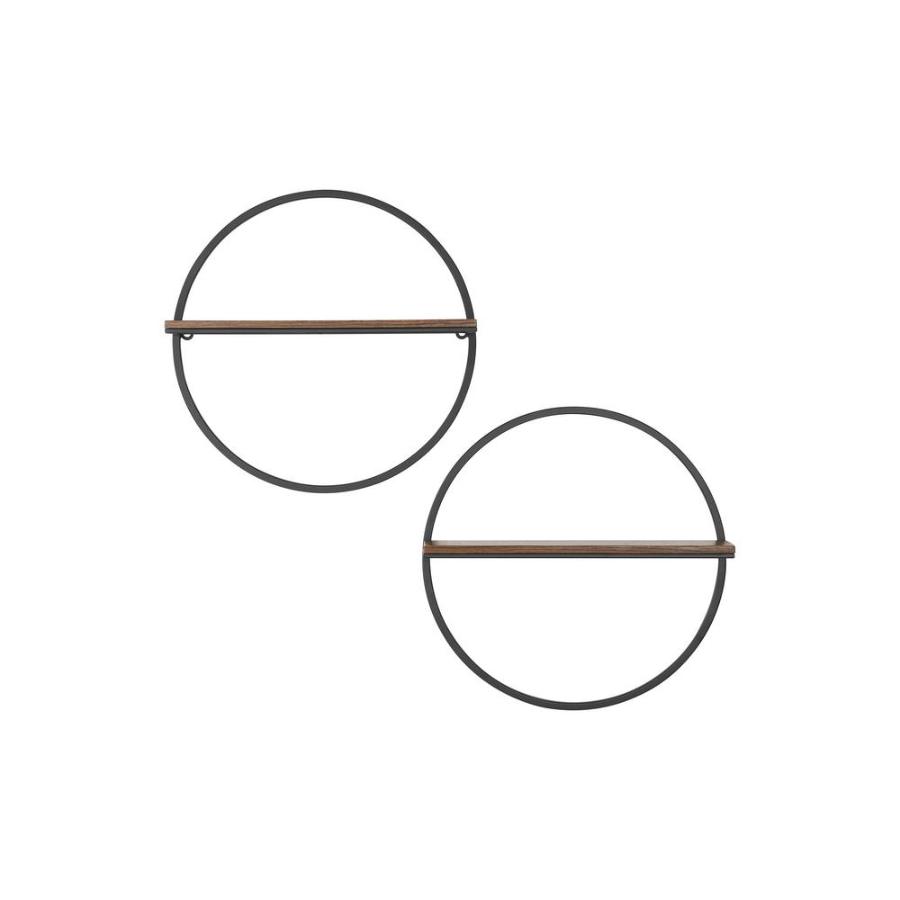 StyleWell 15 in. H x 15 in. W x 4 in. D StyleWell Wood and Gold Metal