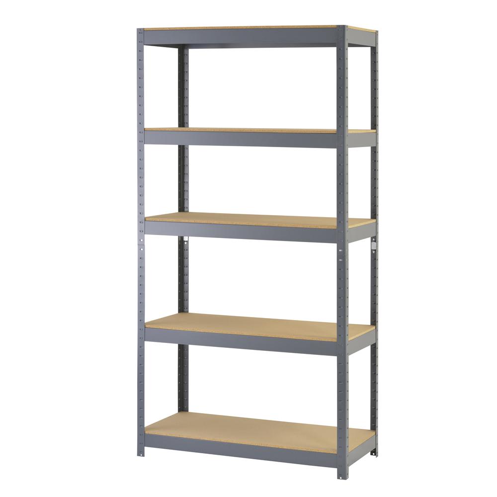 Muscle Rack 72 In H X 36 In W X 18 In D 5 Shelf Steel Boltless