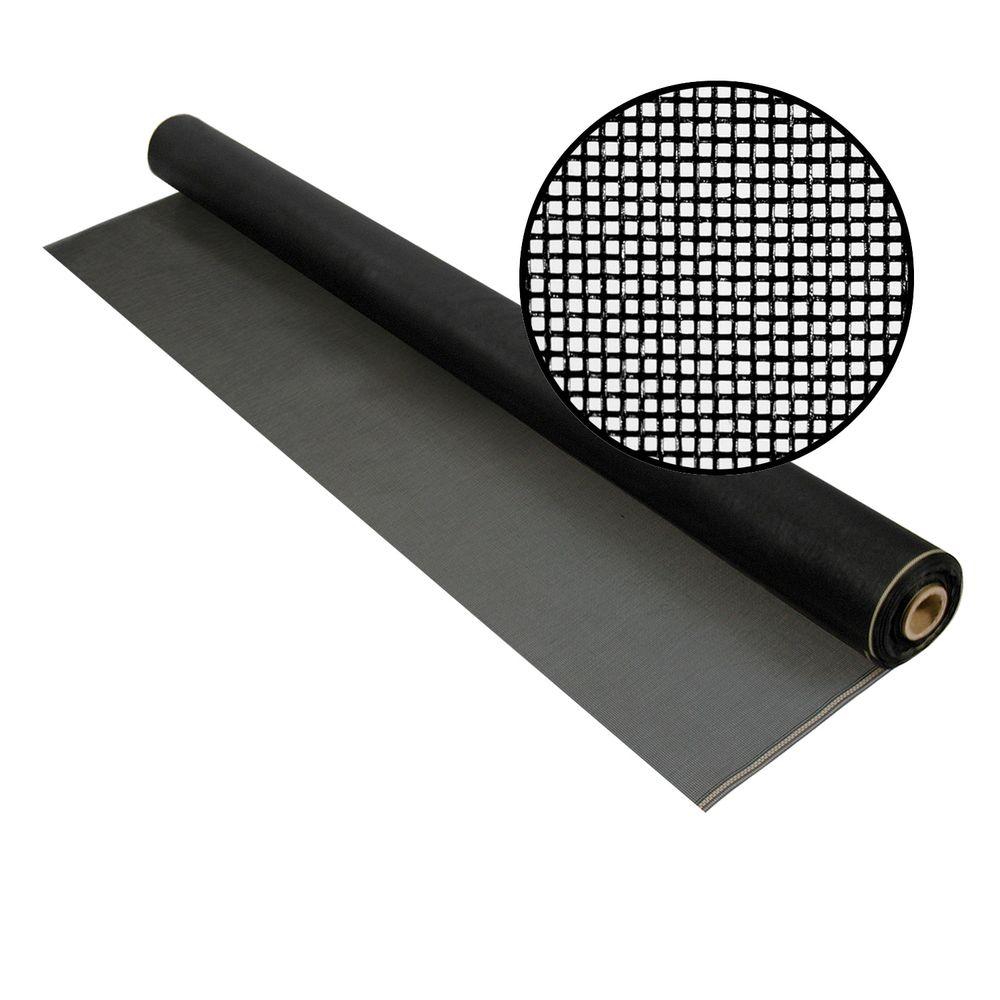 Phifer 96 In X 50 Ft Charcoal Fiberglass Screen 20 X 20 Mesh 3030806 