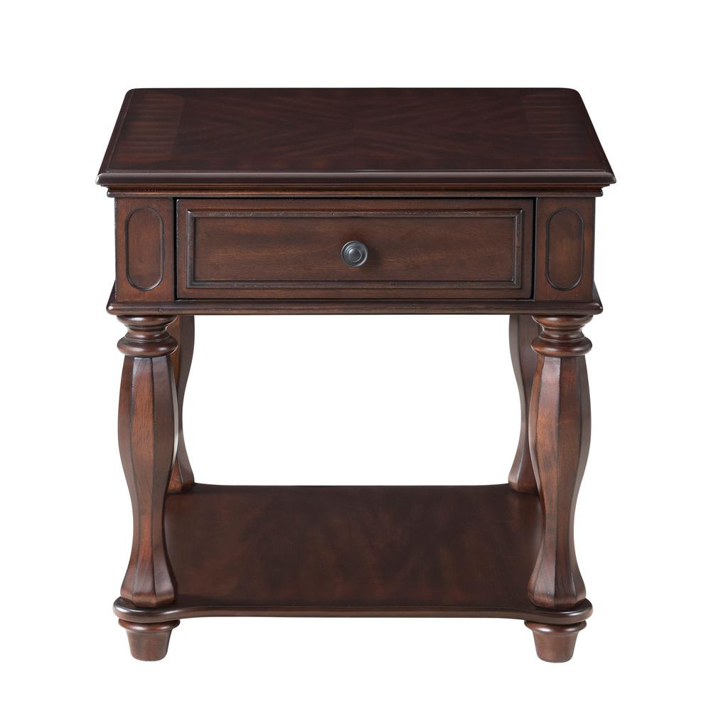 Martin Svensson Home Ashford Antique Mahogany End Table 880133 Antique Mahogany End Table 880133