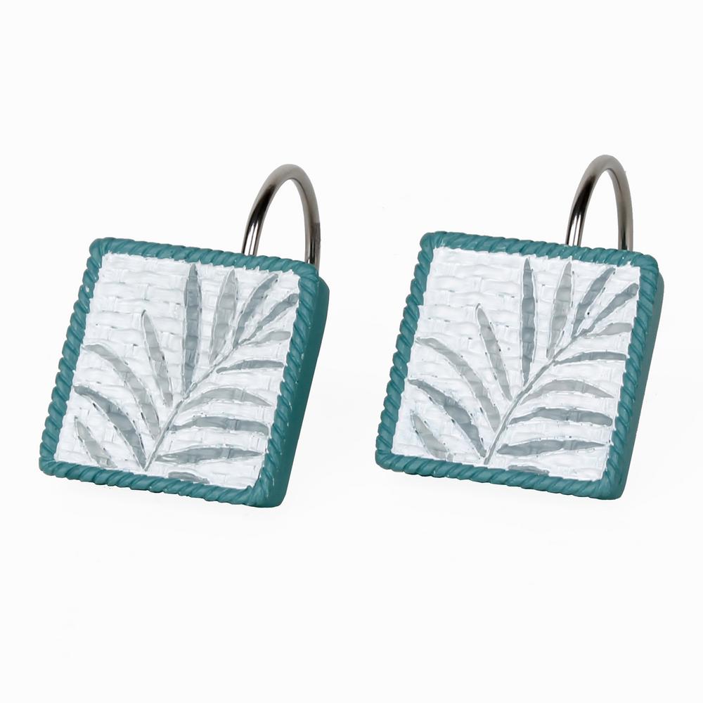 Saturday Knight Maui Resin Freestanding Shower Curtain Hooks In