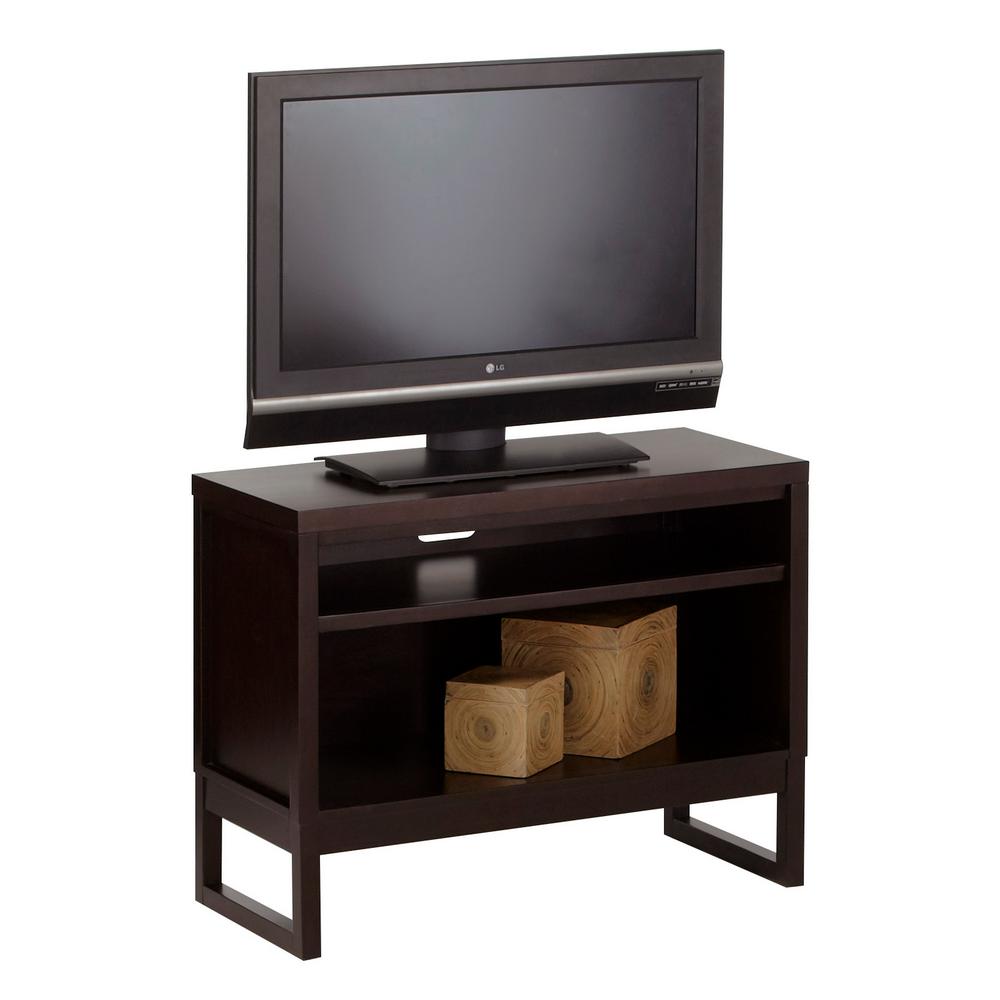Progressive Furniture Athena 40 In Dark Chocolate Wood Tv Cabinet Progressive Furniture Athena 40 In