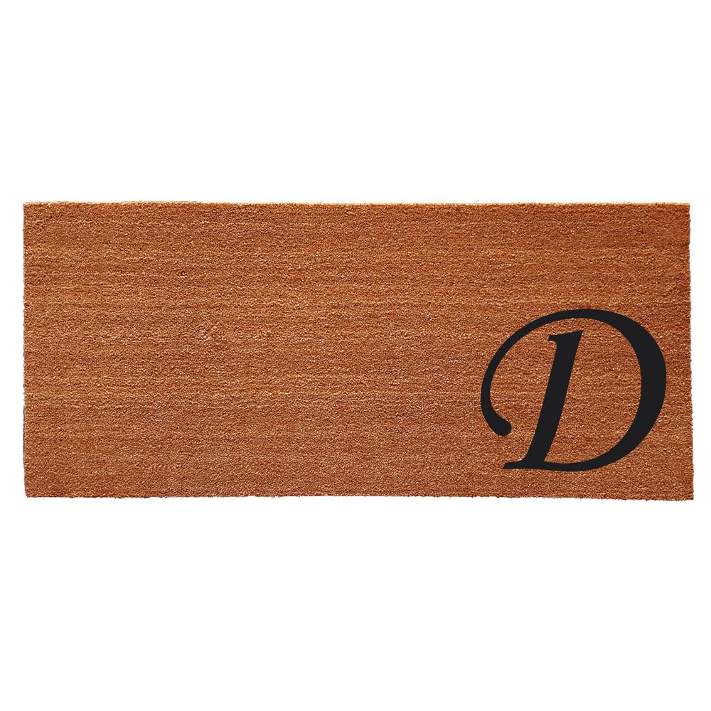 Home & More Urban Chic 24 in. x 48 in. Monogram D Door Mat153622448D