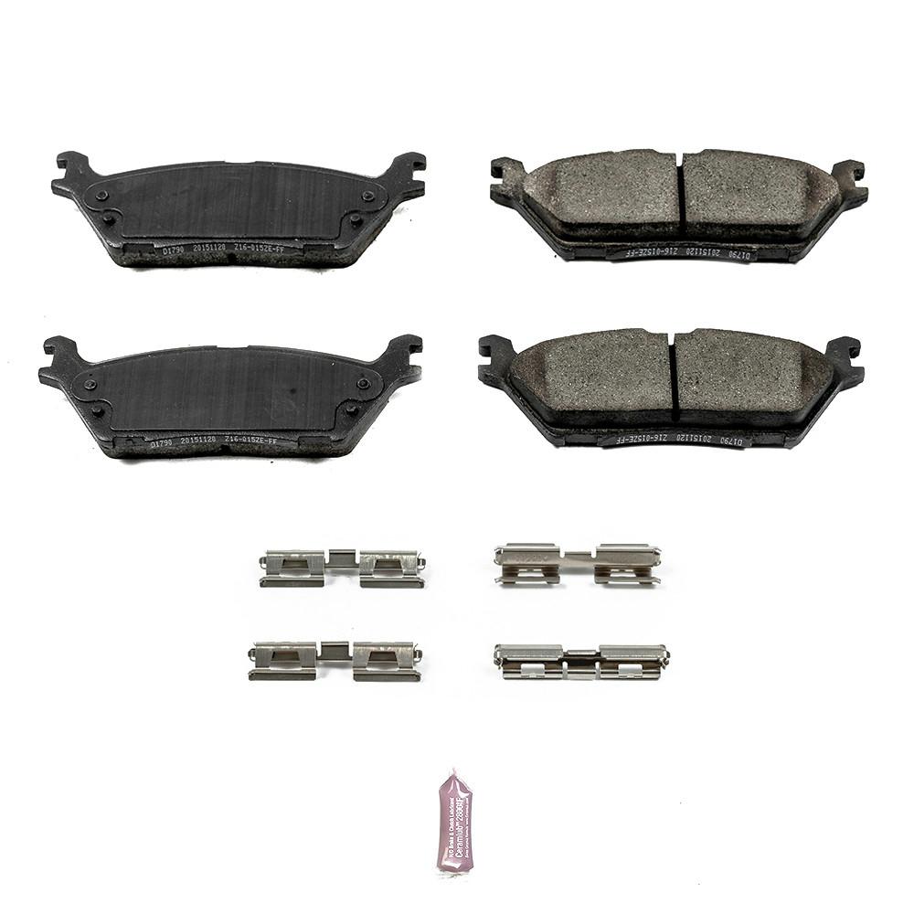 Power Stop Disc Brake Pad Set 2015 2016 Ford F 150 V6 V8 17 1790 The Home Depot