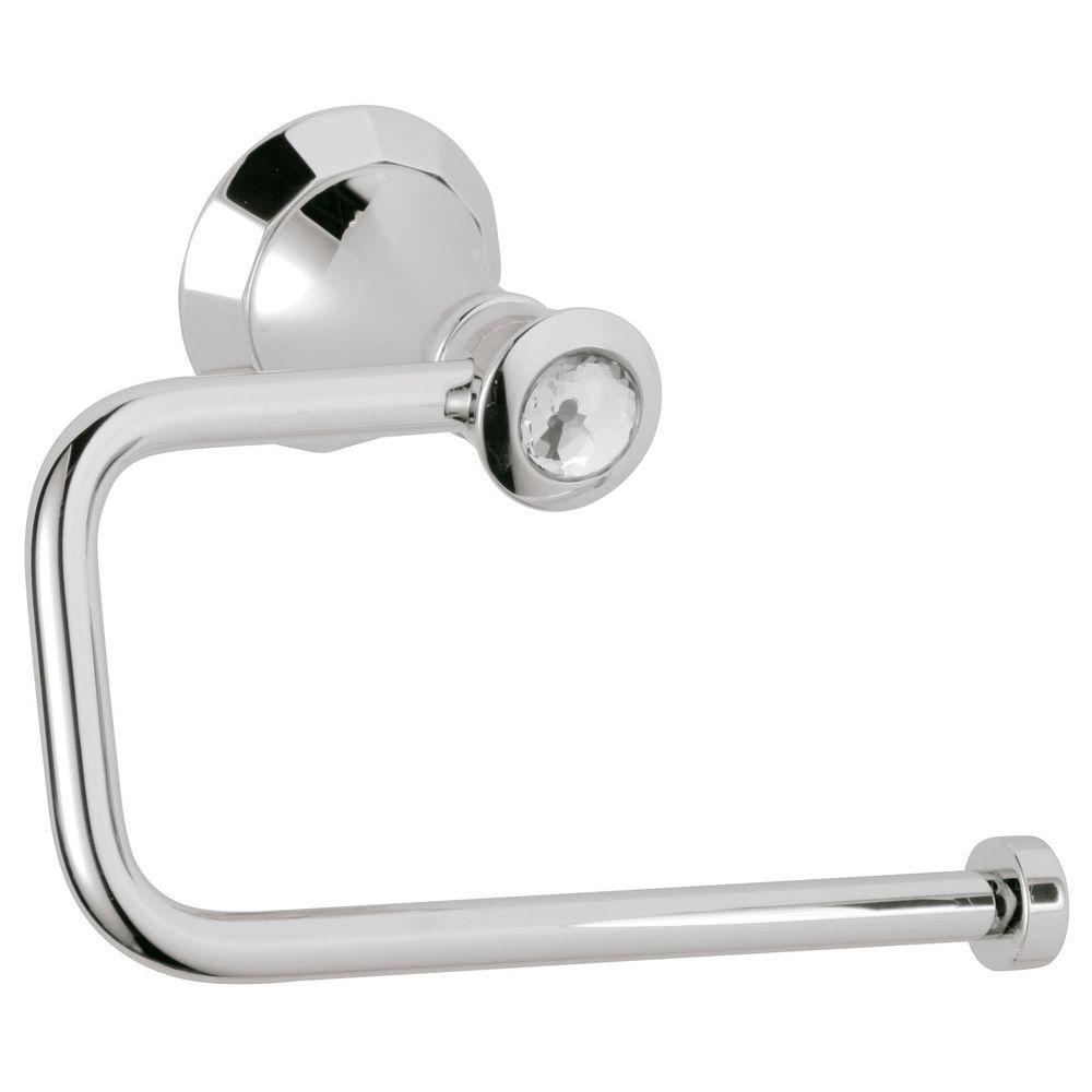 Grohe Kensington Single Post Toilet Paper Holder In Starlight Chrome Grohe Kensington Single Post Toilet Paper Holder In Starlight Chrome With Swarovski Crystal
