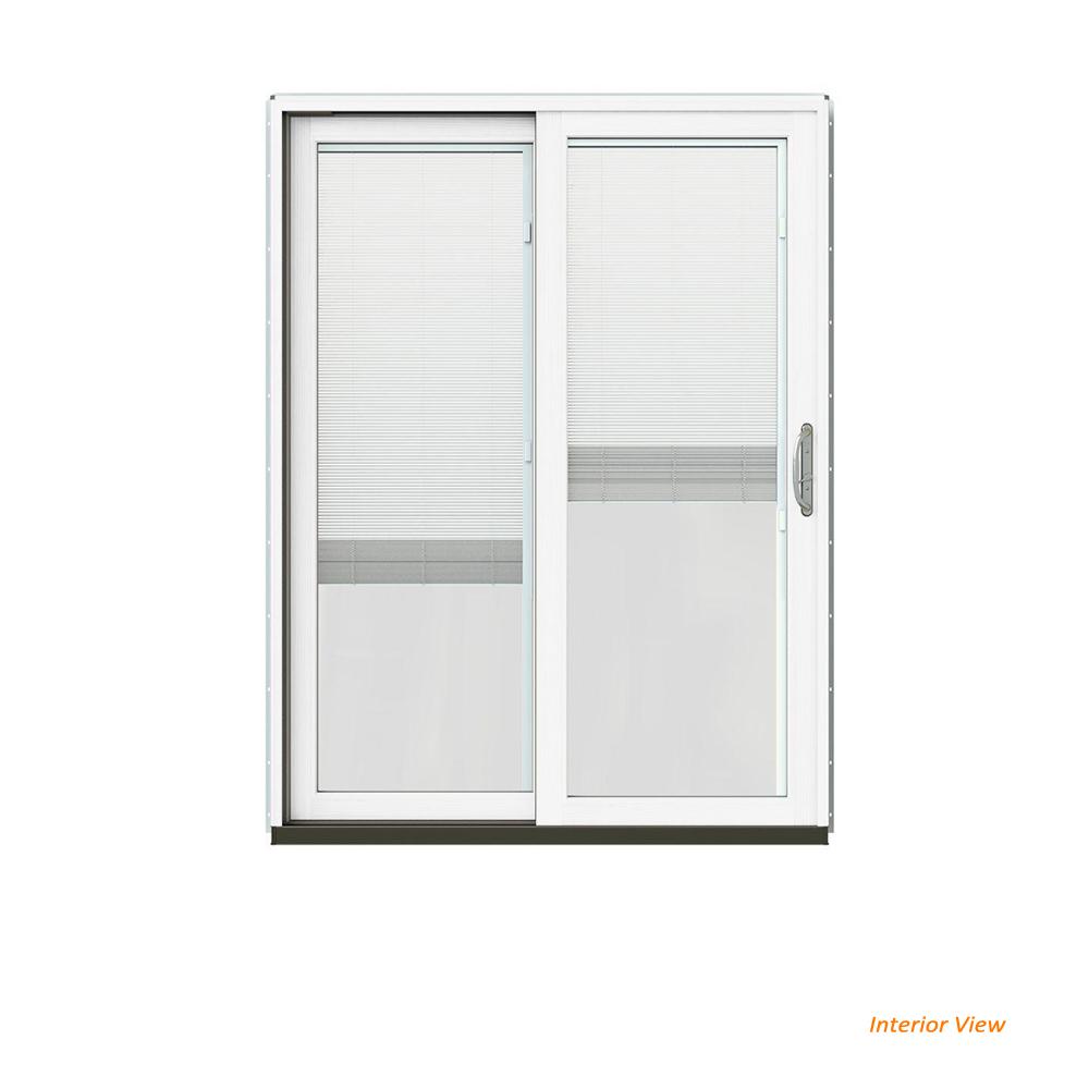 Jeld Wen 60 In X 80 W 2500 Contemporary Bronze Clad Wood Left Jeld Wen 60 In X 80 W 2500 Contemporary Bronze Clad