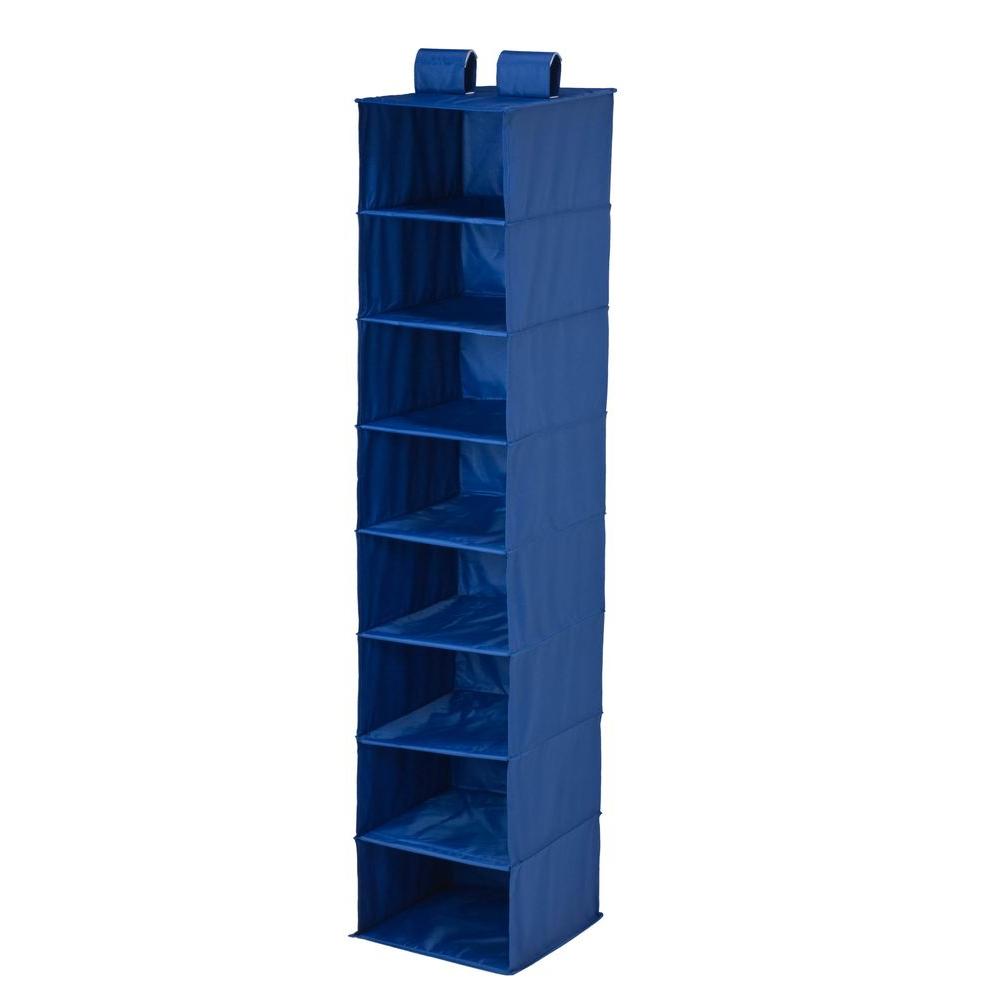 HoneyCanDo 8Shelf Hanging Navy Polyester OrganizerSFT01275 The