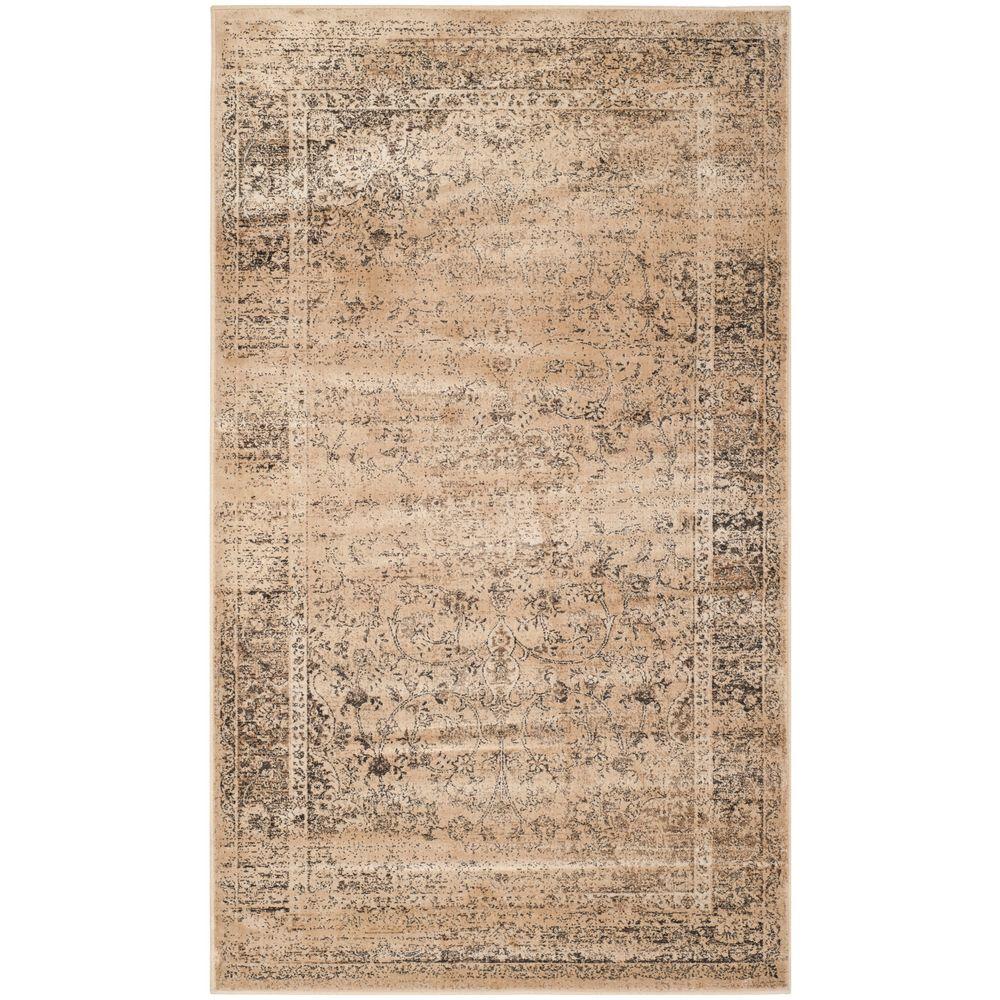 Safavieh Vintage Warm Beige 3 ft. x 4 ft. Area RugVTG11366024 The