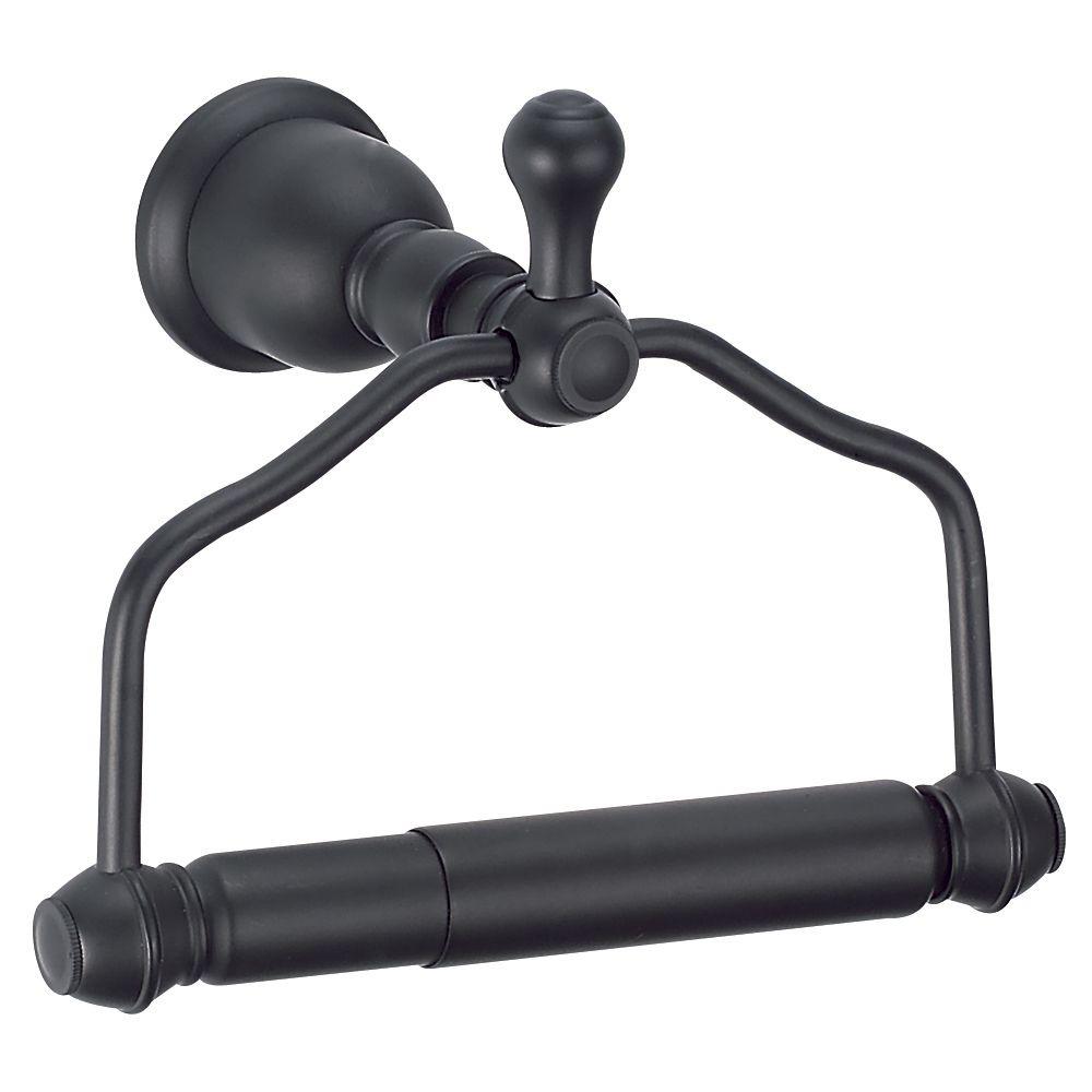 Danze Opulence Single Post Toilet Paper Holder in Satin BlackD442251BS