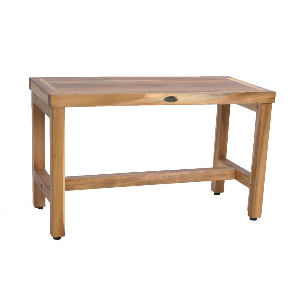 Ecodecors Earthyteak Clic 30 In Teak Shower Bench Ed996 The Ecodecors Earthyteak Clic 30 In Teak Shower Bench