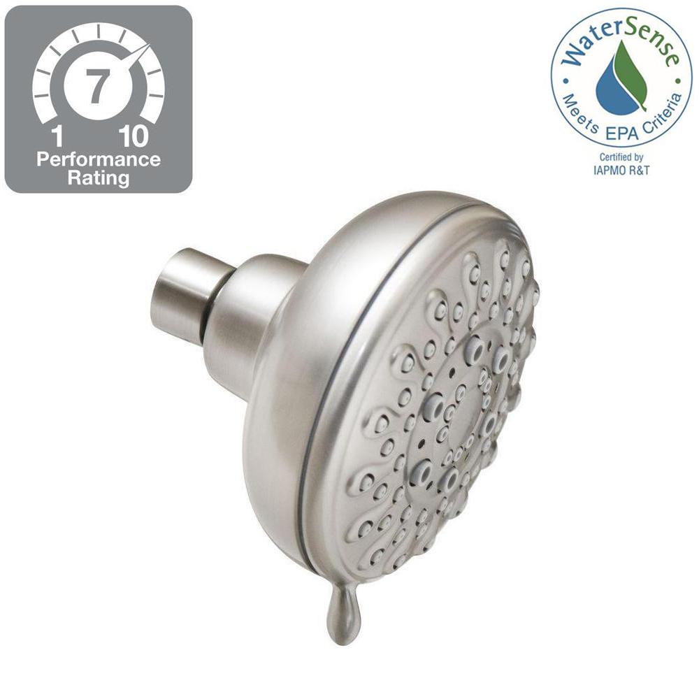 Moen Banbury 5 Spray 4 In Showerhead Spot Resist Brushed Nickel Moen Banbury 5 Spray 4 In Showerhead Spot Resist Brushed Nickel
