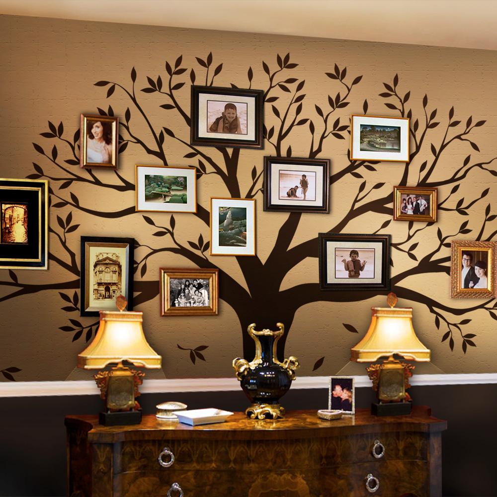 Simple Shapes Family Tree Wall Decal Tree Wall Decal for 