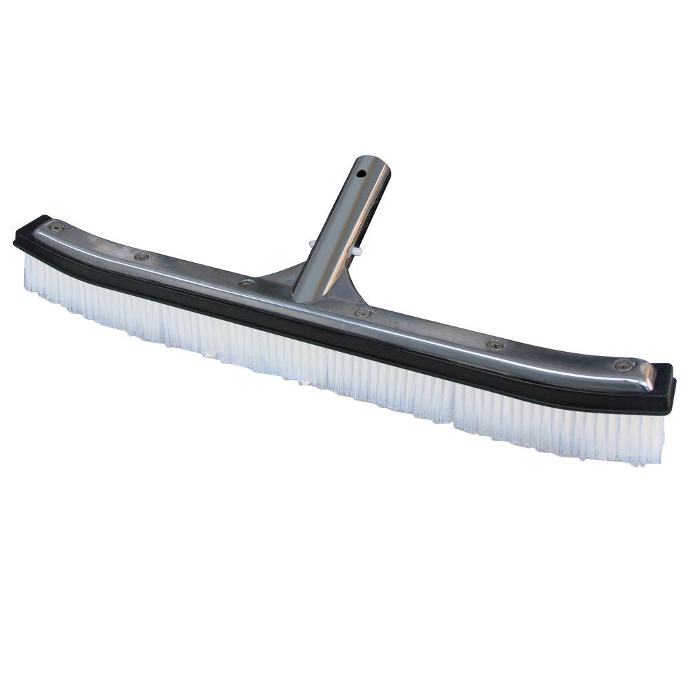 Pool Brush with Deluxe Nylon Bristles and Aluminum Back