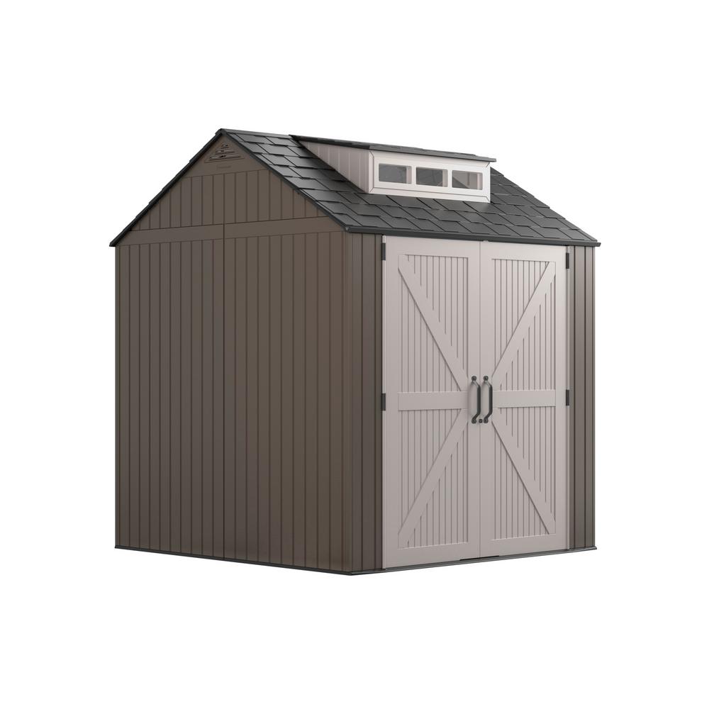 Rubbermaid 7 ft. x 7 ft. Storage Shed-2119053 - The Home Depot