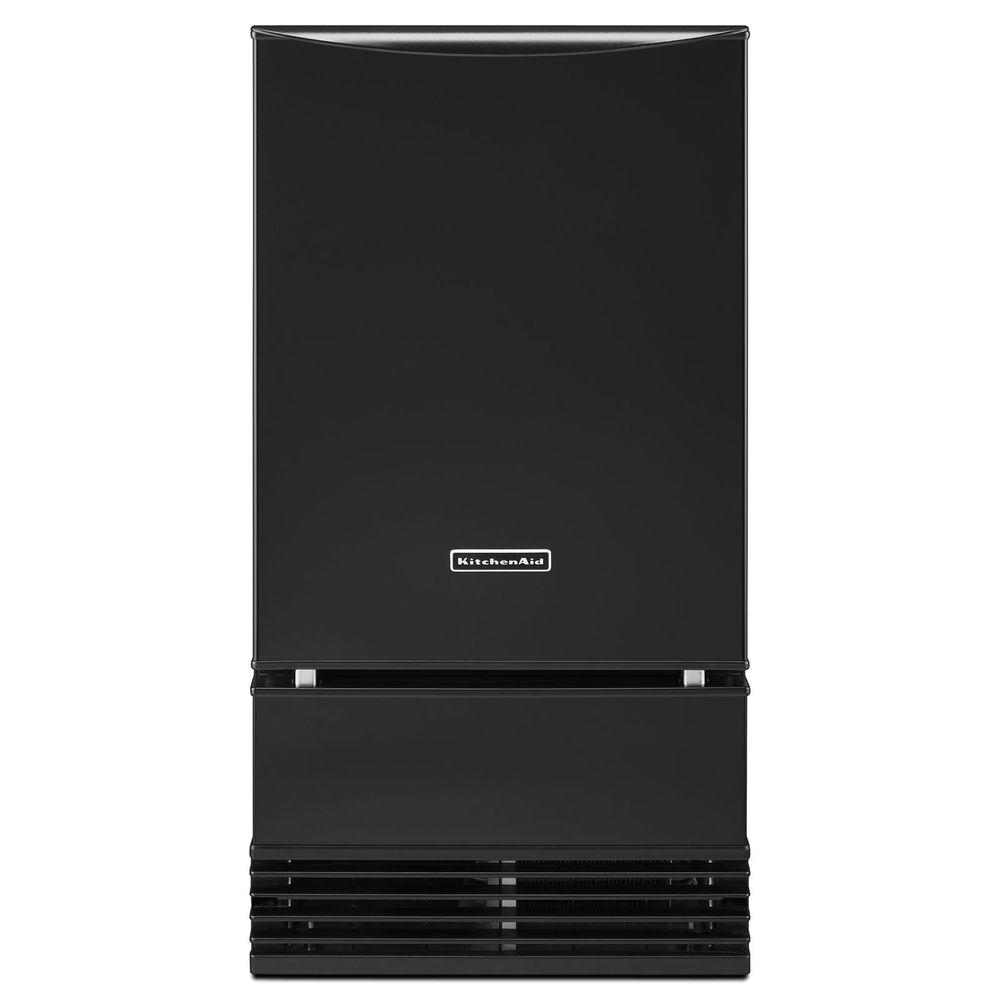 Kitchenaid 18 In 50 Lb Freestanding Or Built Icemaker With Kitchenaid 18 In 50 Lb Freestanding Or Built Icemaker With Drain Pump