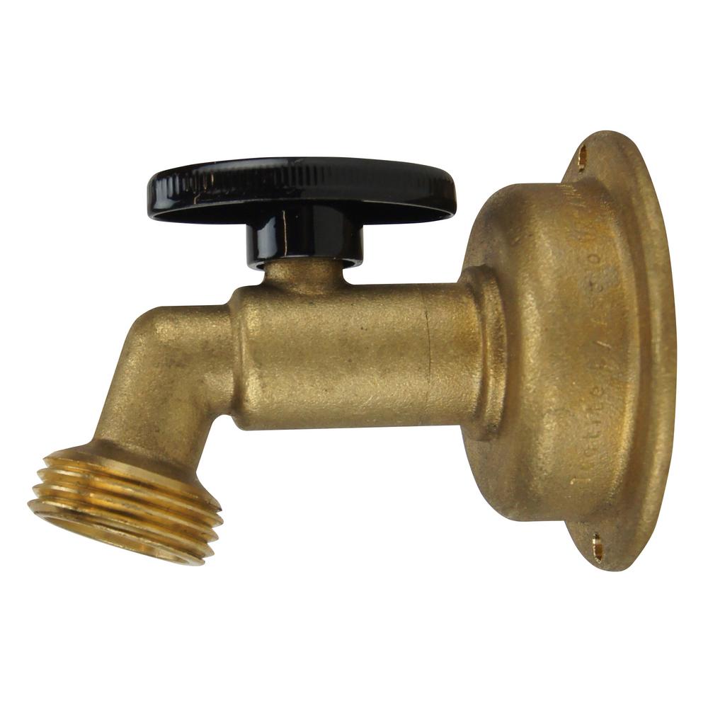 Tectite 1/2 in. Brass Quarter Turn PushtoConnect x 3/4 in. Garden