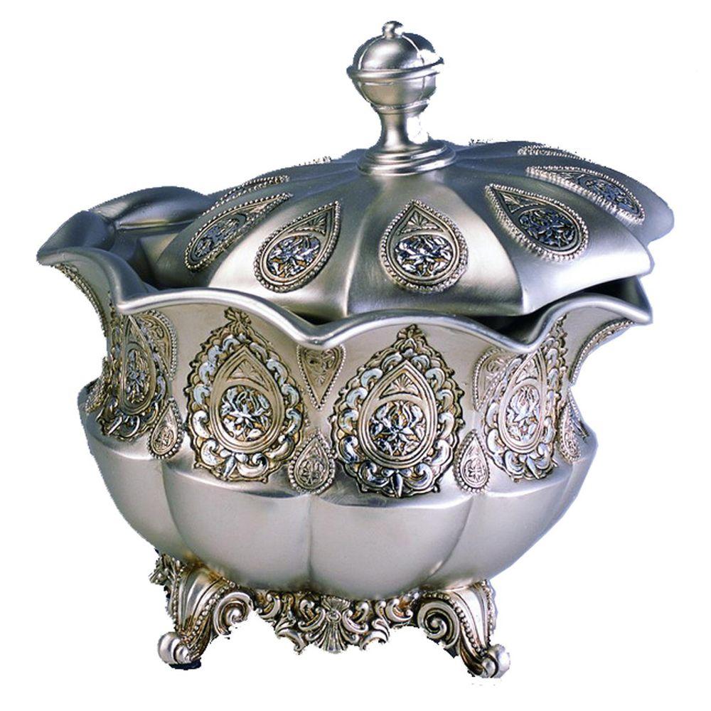 14-Inch Height ORE International K-4266JX Stellaire Jewelry Box Black